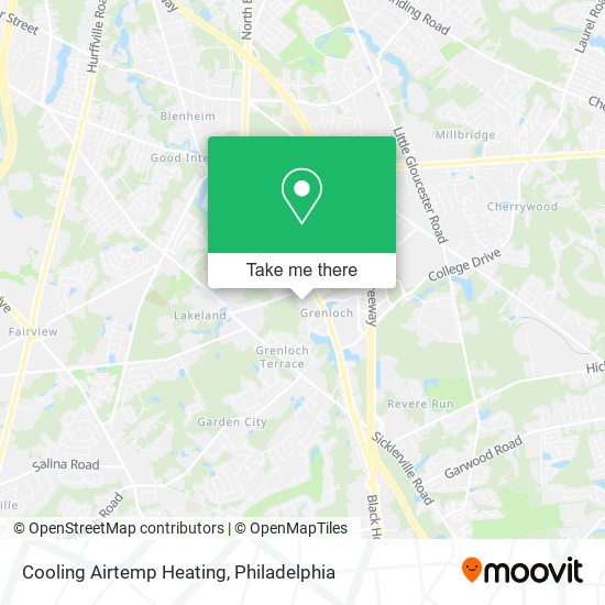 Mapa de Cooling Airtemp Heating