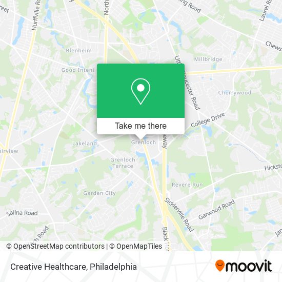 Creative Healthcare map