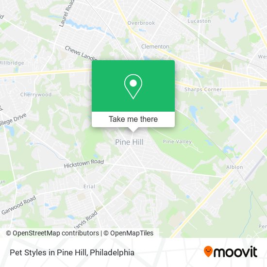 Pet Styles in Pine Hill map