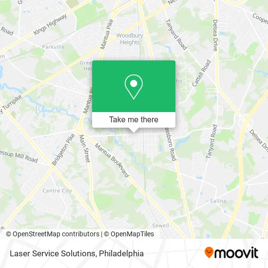 Laser Service Solutions map
