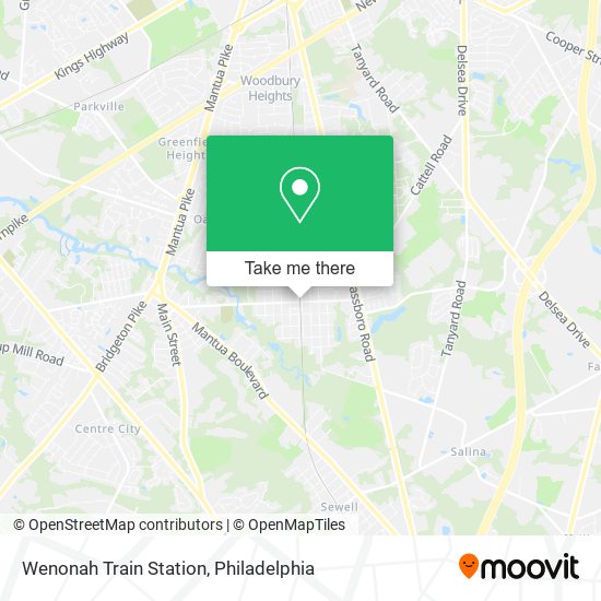 Mapa de Wenonah Train Station