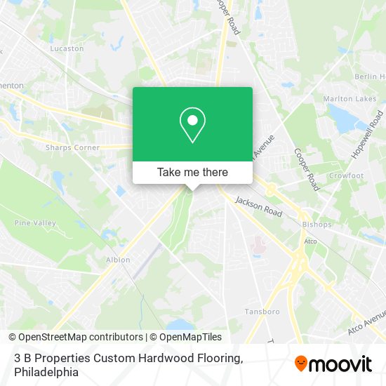 3 B Properties Custom Hardwood Flooring map
