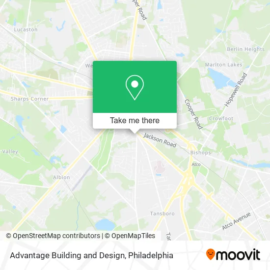 Advantage Building and Design map