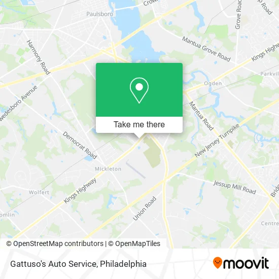 Gattuso's Auto Service map