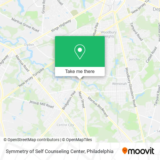 Symmetry of Self Counseling Center map