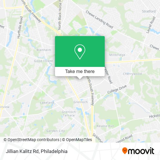 Jillian Kalitz Rd map