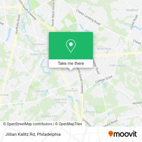 Jillian Kalitz Rd map