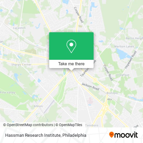 Hassman Research Institute map
