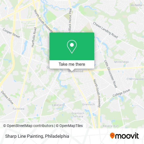Sharp Line Painting map