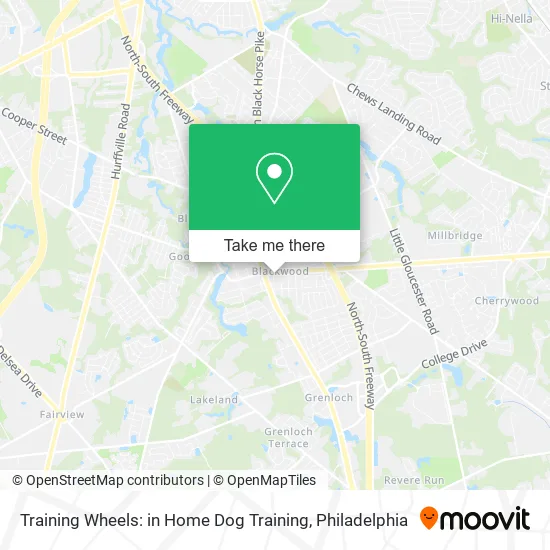 Training Wheels: in Home Dog Training map