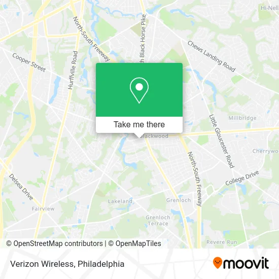 Verizon Wireless map