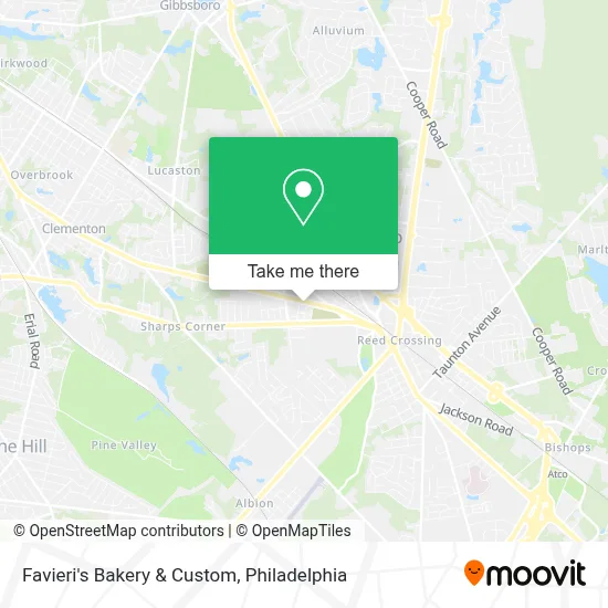 Favieri's Bakery & Custom map