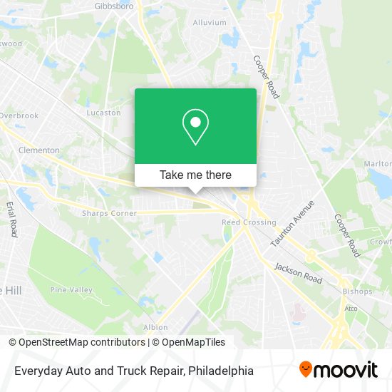 Mapa de Everyday Auto and Truck Repair