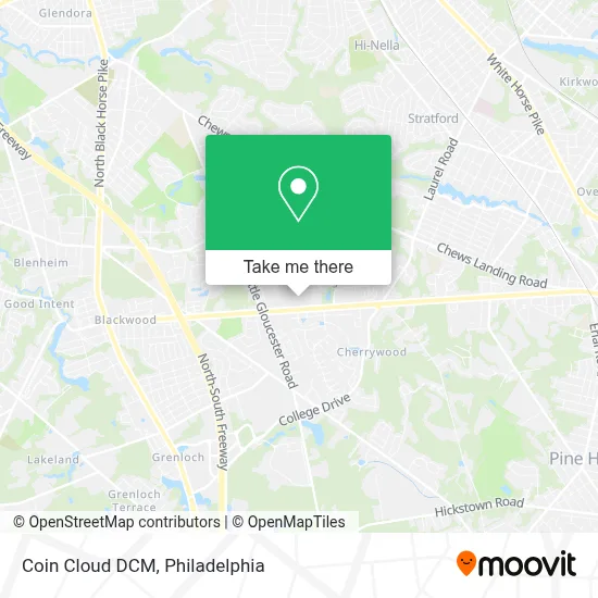 Coin Cloud DCM map
