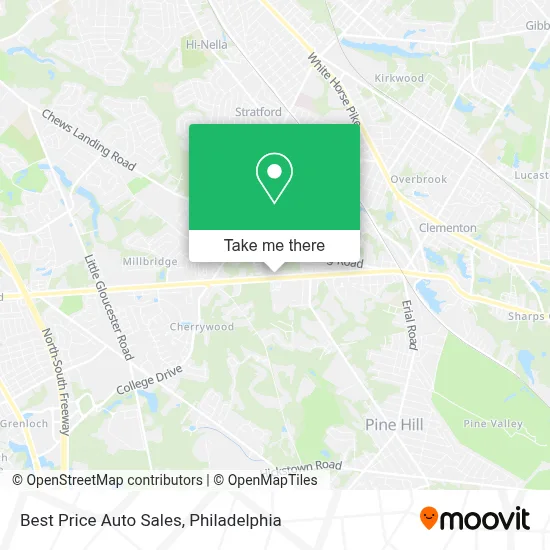 Best Price Auto Sales map