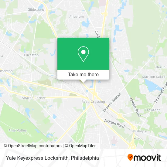 Yale Keyexpress Locksmith map