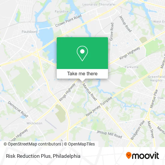 Risk Reduction Plus map