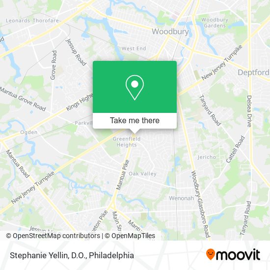 Stephanie Yellin, D.O. map