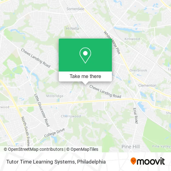 Tutor Time Learning Systems map