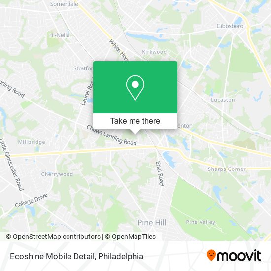 Ecoshine Mobile Detail map