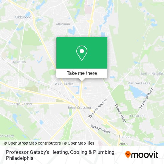 Mapa de Professor Gatsby's Heating, Cooling & Plumbing