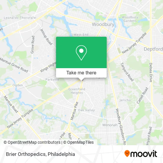 Brier Orthopedics map