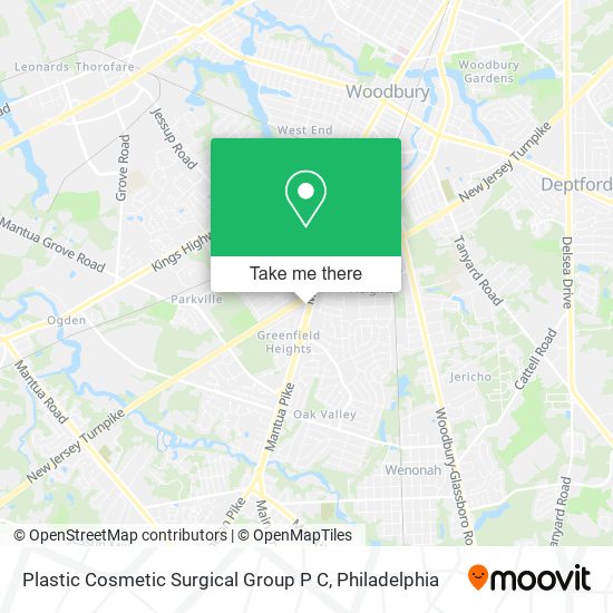 Plastic Cosmetic Surgical Group P C map