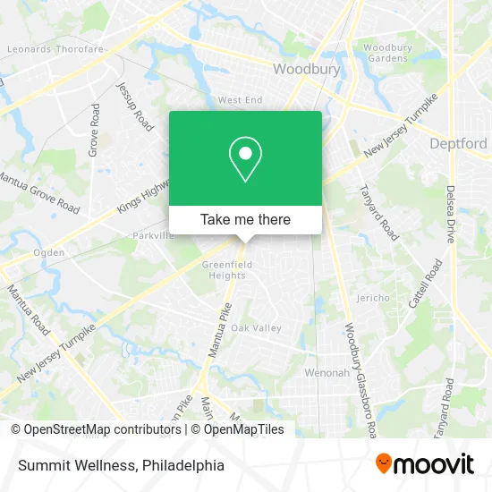 Summit Wellness map