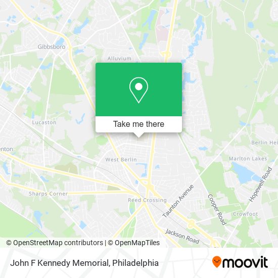 Mapa de John F Kennedy Memorial
