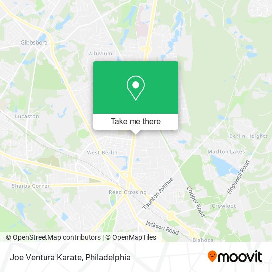 Joe Ventura Karate map