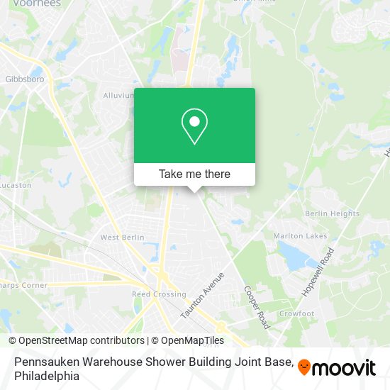 Mapa de Pennsauken Warehouse Shower Building Joint Base