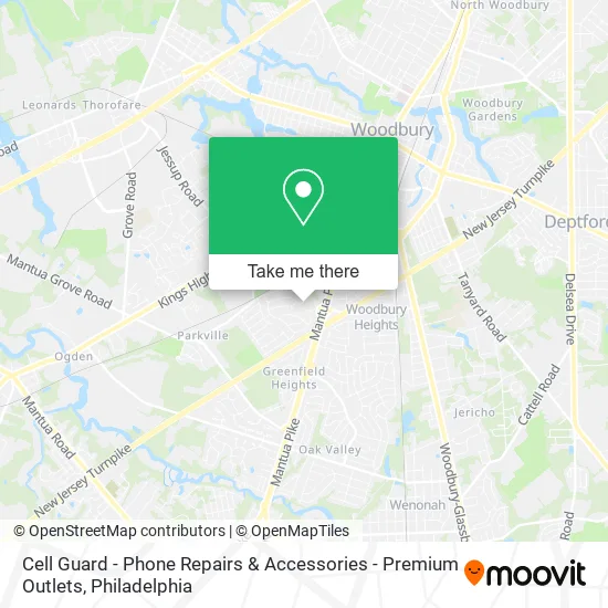 Cell Guard - Phone Repairs & Accessories - Premium Outlets map