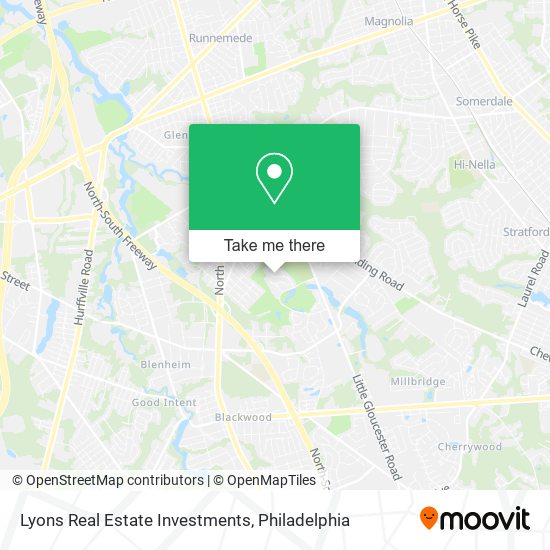 Mapa de Lyons Real Estate Investments