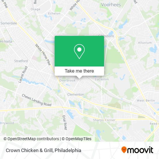 Crown Chicken & Grill map