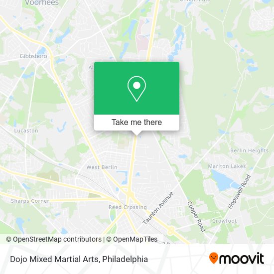 Dojo Mixed Martial Arts map