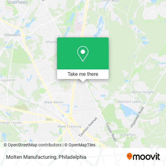 Mapa de Molten Manufacturing