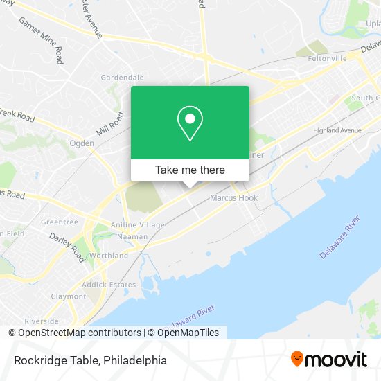 Rockridge Table map
