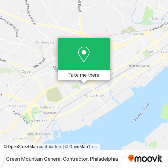 Green Mountain General Contractor map