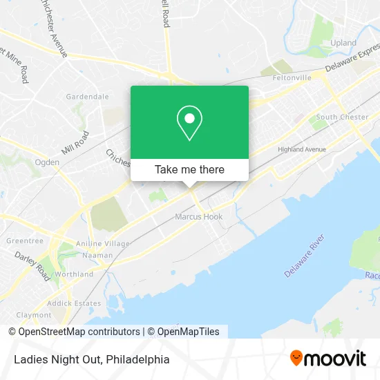 Ladies Night Out map