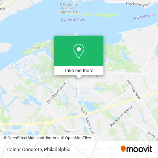 Trainor Concrete map