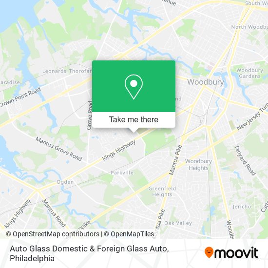 Mapa de Auto Glass Domestic & Foreign Glass Auto