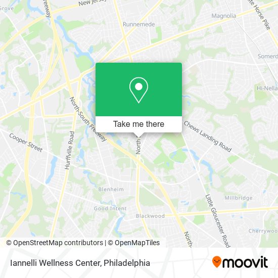 Iannelli Wellness Center map