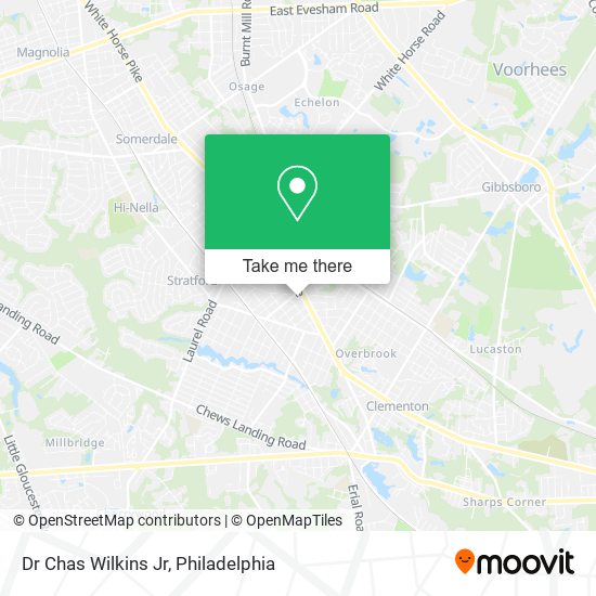 Mapa de Dr Chas Wilkins Jr