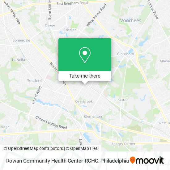 Rowan Community Health Center-RCHC map