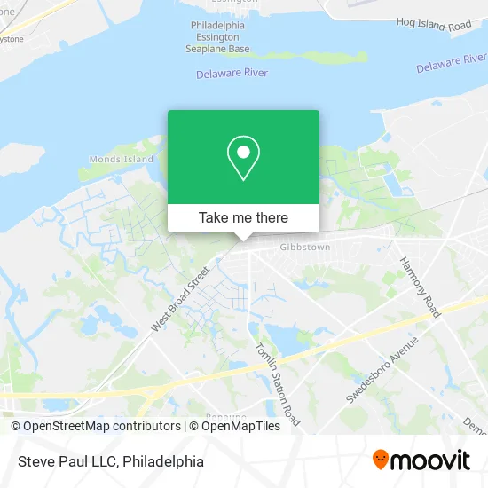 Steve Paul LLC map