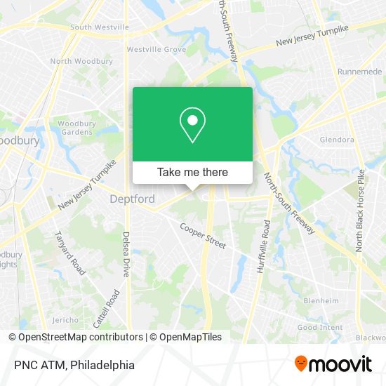 PNC ATM map