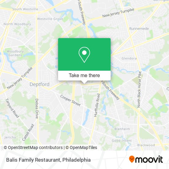 Balis Family Restaurant map