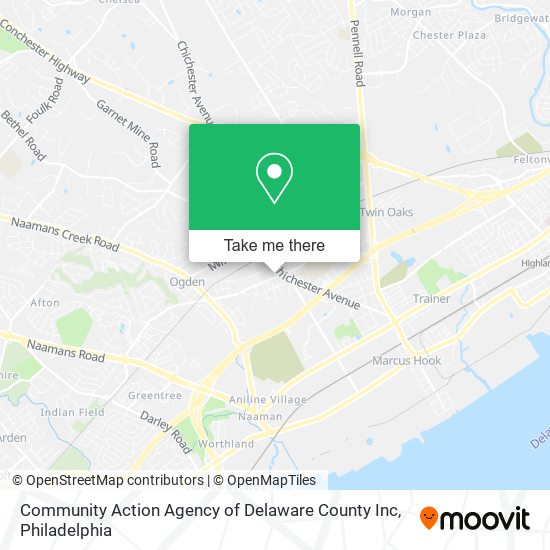 Mapa de Community Action Agency of Delaware County Inc