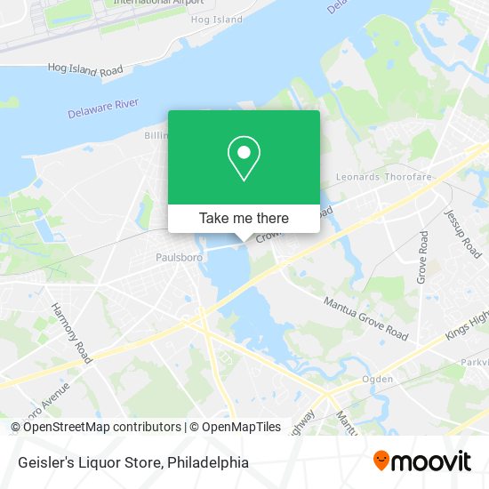 Geisler's Liquor Store map