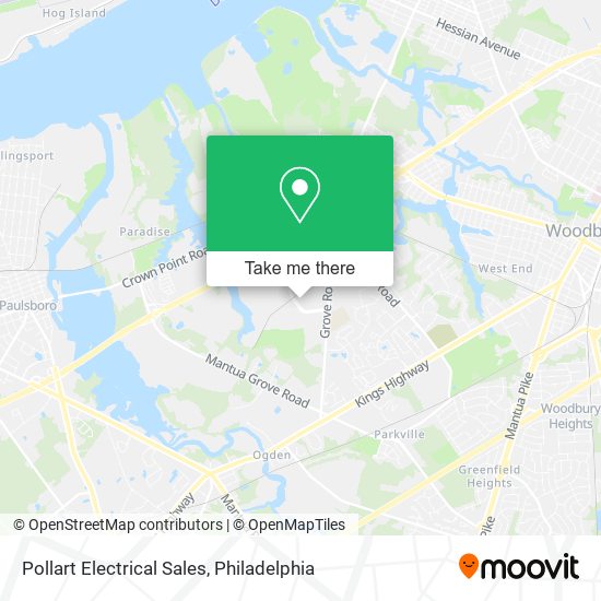 Pollart Electrical Sales map